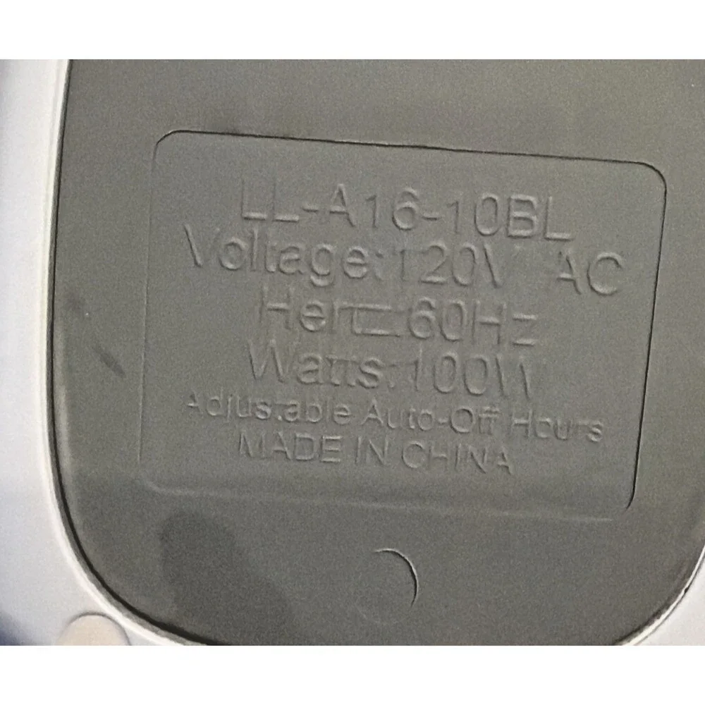 Brookstone White Electric Blanket Remote Controller with Cord
